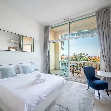 Anastasia, Nice Studio Sea Front, Terrace, Ground Floor Menton Exterior photo